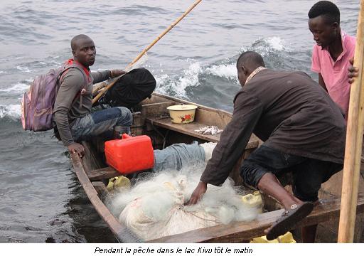 « Le combat » de la pêche dans le lac Kivu ! 