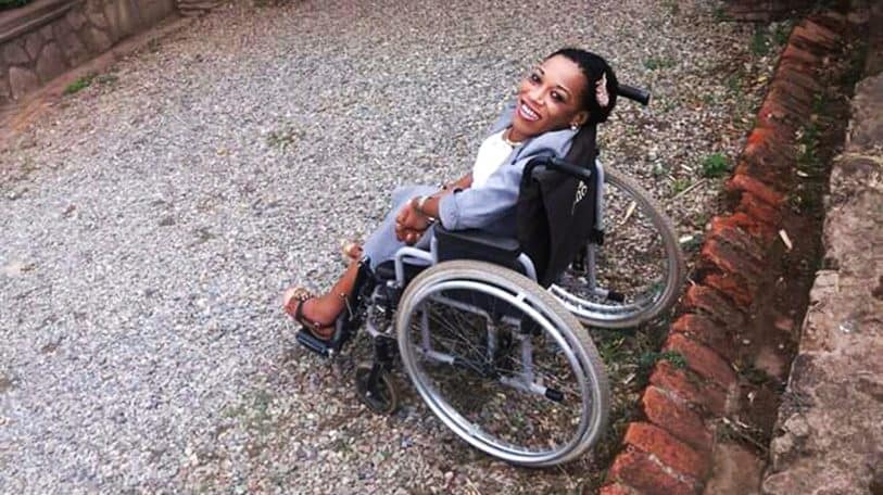 Quand le handicap donne des ailes à la jeune Nelly Banze Kanteng