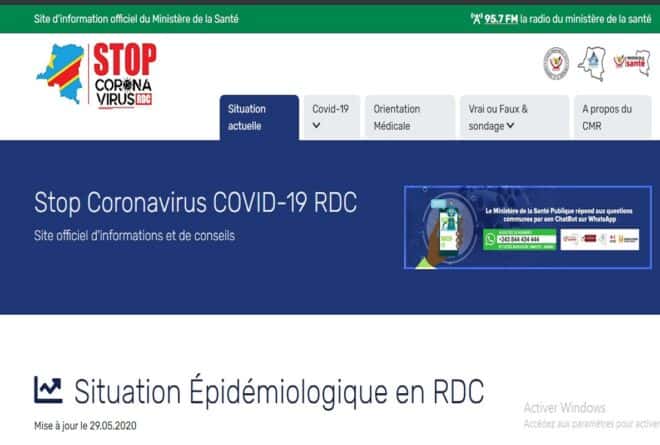 Le site web « Stop coronavirus » nuit à la lutte en RDC