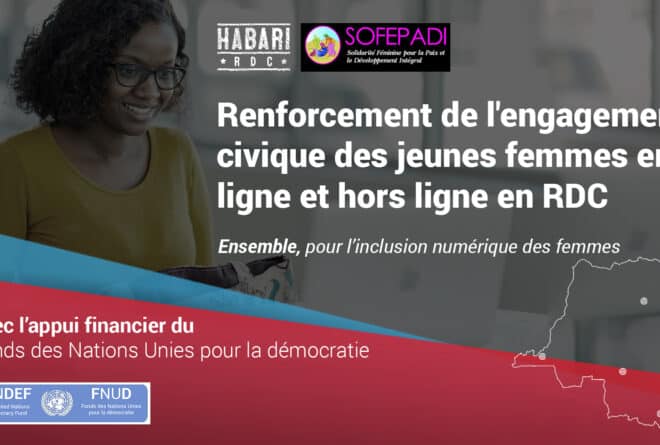[Communiqué] Habari RDC lance un nouveau projet sur l’inclusion numérique des femmes congolaises
