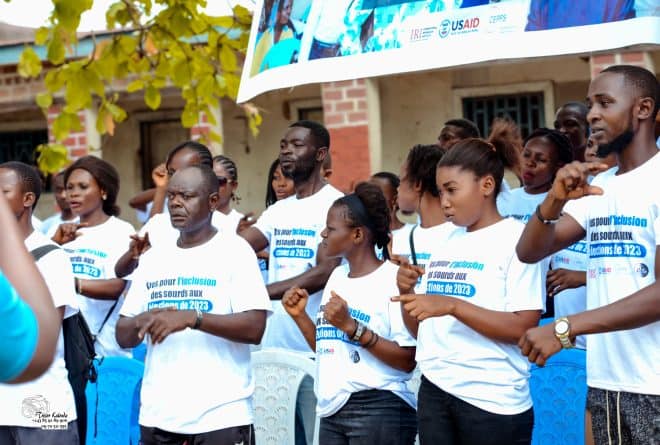 Elections 2023 : à Kisangani, l’ONG AJDDH milite pour la participation des sourds