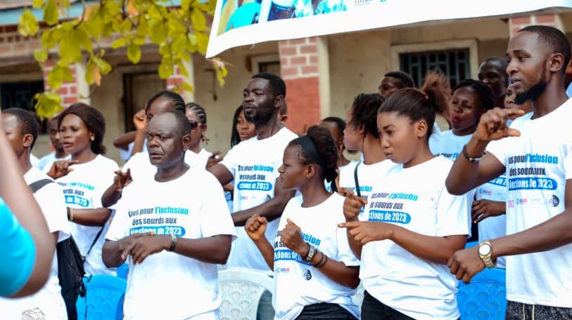 Elections 2023 : à Kisangani, l’ONG AJDDH milite pour la participation des sourds