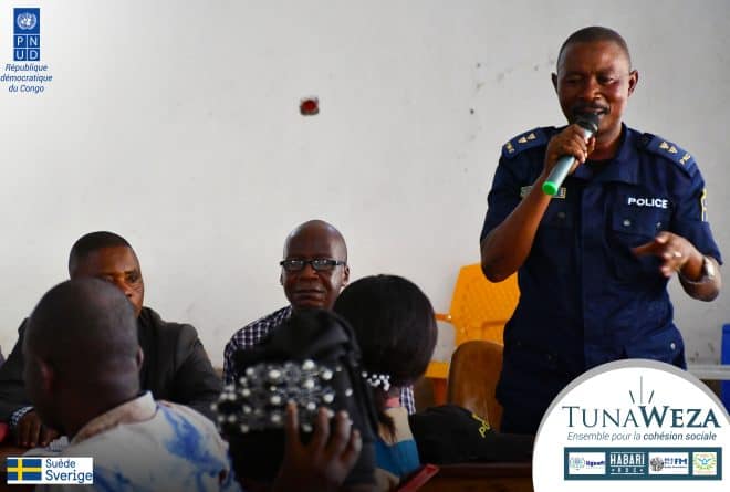 Sud-Kivu : la ville de Baraka se dote d’un plan local de sécurité de proximité grâce au projet Tunaweza
