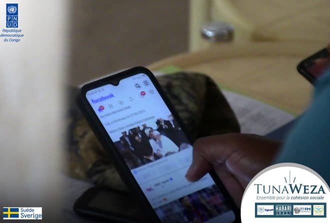 Projet Tunaweza : baisse de messages de haine tribale sur les réseaux sociaux à Fizi