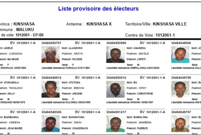 RDC : l’affichage des listes électorales viole l’esprit du code congolais du numérique