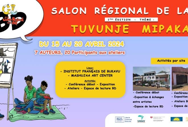Bukavu : Mashujaa Art Center organise le premier salon régional de la bande dessinée